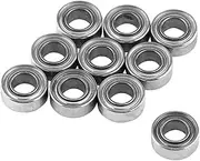 10 PCS MR63ZZ Mini Ball Bearings, Double Shielded Ball Bearings, Low Noise Miniature Bearing for 3D Printers Quadcopters 3x6x2.5mm