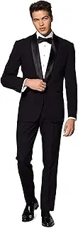 [OppoSuits] Solid Color Tuxedo for Men Comes with Pants, Jacket and Bow tie