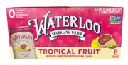 Waterloo Tropical Fruit Sparkling Water 8 Pack