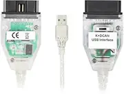 K DCAN K+CAN FTDI Chip for B OBD2 Auto Car Diagnostic Tools OBD 2 Scanner Switch USB Interface Cable K + DCAN for BW
