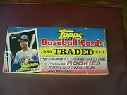 Sealed 1989 Topps Traded & Rookie Set, Flat Photo Box Ken Griffey Jr