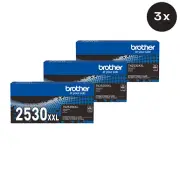 Brother TN-3340 Toner Cartridges Value Pack - Includes: [3 x Black] Value Pa...