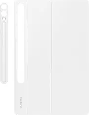 [Samsung] Book Cover Keyboard EF-DX825 for Galaxy Tab S10+ | Tab S9+ | Tab S9 FE+ with QWERTY Keyboard and AI Button, Two Piece Tablet Case, Slim Design, S Pen Compartment, White
