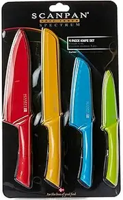 [Scanpan] 18988 4 Piece Knife Set, Assorted