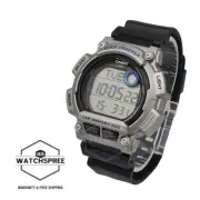 Casio Men's Sports Step Tracker Black Resin Band Watch WS2100H-1A2