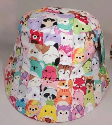 Original Squishmallow Bucket Hat Fishing Youth One Size Fits Most OSFM NWT New