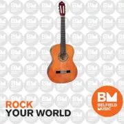 Valencia VC104 4/4 Size Classical Guitar Nylon String Natural -Belfield Music BM