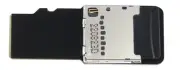 SYSTEM-S SD Card Adapter Micro SD Plug For Jack Extension Cable