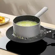 Double Sided Induction Adapter With Handle - Non Slip Heat Conduction Plate, Aluminium Alloy Diffusion Plate for Glass Cookware, Induction Cooktop Converter (24)