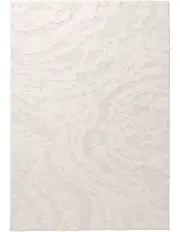 [Miss Amara] Aurora Abstract Textured Rug in Cream