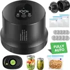 2025 New Automatic Mason Jar Vacuum Sealer, Electric Jar Vacuum Sealer for Mason