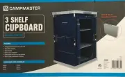 Campmaster - 3 Shelf Cupboard - Quality Camping Kitchen Outdoor Pantry