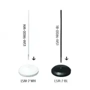 Low Cost Floor Stand For Equipoise in Black or White Superlux Lighting - LSM-9ROD
