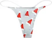 [Generic] Women's Lingerie Plus Sized Womens Thong T Back Low Waist Panties Cotton Seamless Underwear Sexy G String Bikini Thong Bridal Lingerie Plus Size Underwire