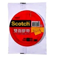 在飛比找Yahoo奇摩購物中心優惠-3M Scotch 668雙面膠帶-單入袋裝(6mm x 1