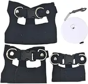 Bearded Dragon Harness and Pull Rope Kit, Reptile Harness and Leash Set | Comfortable Lizard Pull Rope, Small Animals Safe Harness for Outdoor Walking