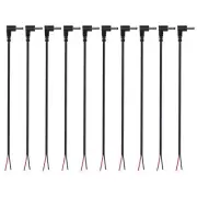 (10 Pack) Replacement 3.5mm x 1.35mm 90 Degree Right Angle DC Male Plug7473