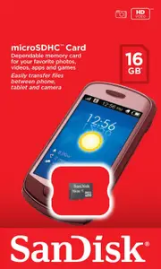 SanDisk 16GB Class 4 Micro SD Card