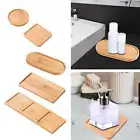 Wooden Vanity Tray, Soap Dispenser Tray Pedestal Stand