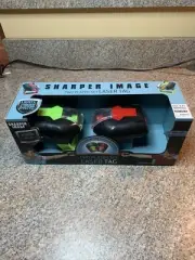 NEW IN BOX 2018 Sharper Image 2 Player Laser Tag Set WORKS FULLY