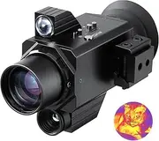 SUZLAZYR 4K Thermal Imaging Night Vision Scope - HD+LR+Night Vision+Thermal Imaging 4 in 1, 0.01Ms Ultra-Low Latency, 12um 296×192 (60 Hz), 7X Magnification, Thermal Monocular for Night Hunting