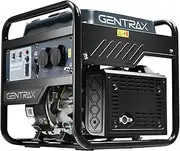 GenTrax 3.5kW Max Portable Open Frame Inverter Generator Quiet & Lightweight Outdoor Generator, Ideal for RVs, Camping, Outdoor Adventures, Portable Inverter Generator for Backup