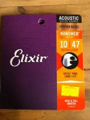 Elixir Nanoweb Acoustic Light Phospher Bronze .010-.047 Strings The real deal