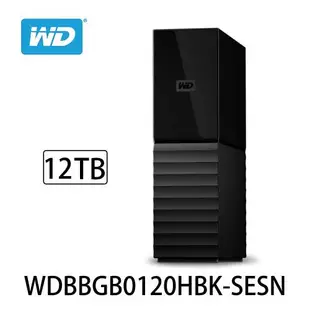 WD My Book 12TB 3.5吋外接硬碟 WDBBGB0120HBK-SESN