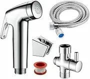 Toilet Handheld Bidet Sprayer, Bathroom Cleaner, Spray Attachment with Hose for Feminine Wash, Baby Cloth Diaper Washer, Shower Sprayer for Pet, Bathroom