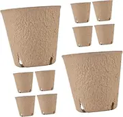 COOPHYA Nursery Grow Pots Humidity Cover 3.15 Inches Seedling Trays for Healthy Plants