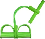 Multifunction Tension Rope Leg Exerciser, 4-Tubes Pull Rope Sit-up Training F...