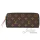 Juliet茱麗葉精品 Louis Vuitton LV M61298 Clemence 經典花紋拉鍊長夾.粉現金價$17,800