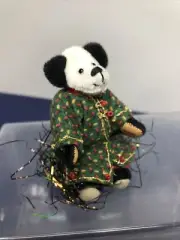 3” Limited World Of Miniature Artist Made Teddy Bear Asian Panda Bear #BB