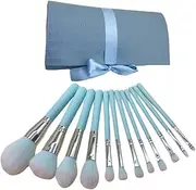 12-piece Makeup Brush Set Handle Cosmetics Kit Soft and Gentle Brushes Non-slip Frosted Grip Strong Smudging Power for Girls