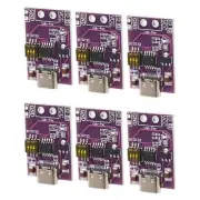 6pcs Type-C QC AFC PD2.0 PD3.0 to DC Fast Charge Decoy Trigger Polling Detect...