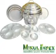 Pyramid Shape Idli Dhokla Maker Aluminum Cooker Steamer For 12 Idli Best Quality
