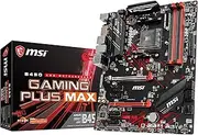 MSI B450 Gaming Plus MAX AM4 Ryzen ATX Motherboard 4X DDR4 6xPCIE 1xM.2 DVI-D HDMI RAID LAN 6xSATAIII 6xUSB3.2 6xUSB2.0
