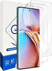 3 Pack Screen Protector Compatible for Motorola Edge 50 Pro 5G,HD Clear Soft TPU (Not Glass) Anti-Scratch Bubble Free