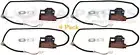 4 Pack W10404050 Lid Lock Latch Switch Whirlpool Washing Machine