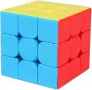 Magic Cube 3x3 Speed Puzzle – Fast & Smooth – Stickerless, Great for Kids