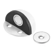 1 Pack No Drilling Dome Shaped Magnet Door Stop, White