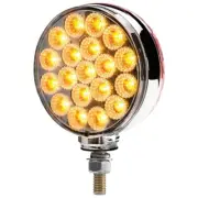 Trux 38 LED Turn Signal/ Marker Double Face Light - Amber & Red LED