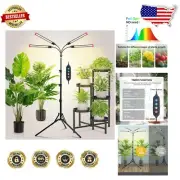 Durable 36W Full Spectrum Grow Light with Adjustable Tripod & Timer Function
