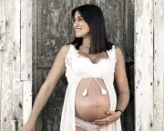 8x10 Artistic Photo Fine Art Beautiful pRegnant Model 71524c-17