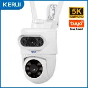 KERUI Outdoor 10MP 5K HD Dual Lens Wifi IP Camera Tuya Smart PTZ Wireless Home S