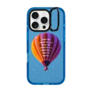 iPhone 16 Pro Impact Ring Stand Case MagSafe Compatible HOT AIR BALLOON