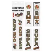 Suparoo BMX decal set - old school bmx