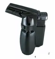 Boku Side lock Jet Windproof Refillable Torch Lighter Grey