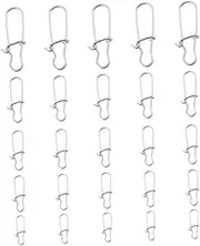UPKOCH 50pcs Stainless Steel Fishing Lure Pin Connectors Durable Fishing Safety Pins Protects Suitable for