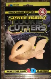 STAR FIGHTER COOKIE CUTTERS - Bake Your Own 3D Spaceship 5 Pieces Yellow NEW